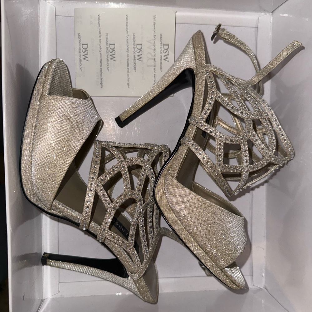 Bejeweled heels